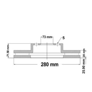 Juego Discos Frenos Delanteros - Ford: Mondeo - Corven