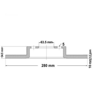 Juego Discos Frenos Delanteros - Ford: Mondeo - Corven