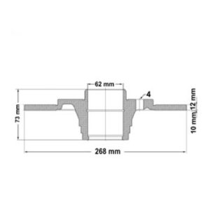 Juego Discos Frenos - Citroen: Berlingo - Ds4 - C4 - Picasso - Peugeot: 308 CC - 3008 - 5008 - Corven