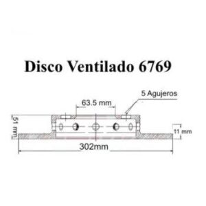 Juego Discos Frenos Delanteros - Ford: Mondeo - Kuga - Corven