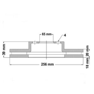 Juego Discos Frenos Delanteros - Volkswagen: Gol - Caddy - Saveiro - Quantum - Ford: Galaxy - Corven