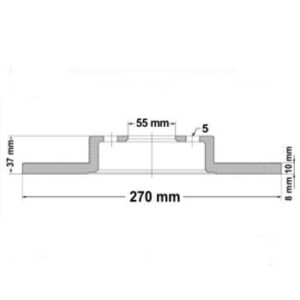 Juego Discos Frenos Delanteros - Toyota: Corolla - Corven