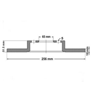 Juego Discos Frenos Delanteros - Volkswagen: Golf - New Beetle - Corven