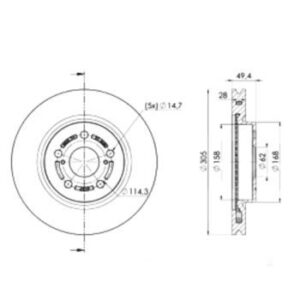 Juego Discos Frenos Delanteros - Toyota: Corolla Cross - Corven