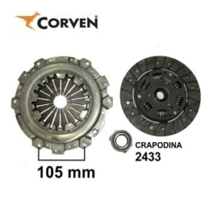 Kit Embrague - Renault: Clio - Express - Kangoo - Megane - Trafic - Estrias 26 - Diametro de Disco 200mm - Corven