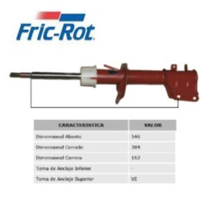 Amortiguador Delantero - Fiat: Palio - Siena - Palio Weekend - Fric Rot