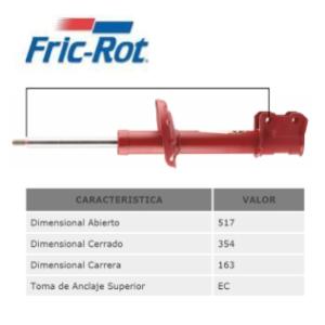 Amortiguador Delantero - Chevrolet: Agile - Montana - Fric Rot