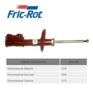 Amortiguador Delantero - Chevrolet: Onix - Prisma - Cobalt - Spin - Fric Rot