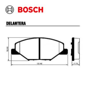 Pastillas Freno - Volkswagen: Vento - Polo - Bosch