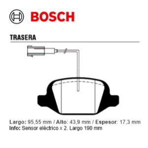 Pastillas Freno – Fiat: Linea – Bosch