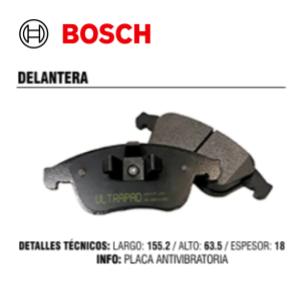 Pastillas Freno - Renault: Fluence - Megane III - Clio - Bosch