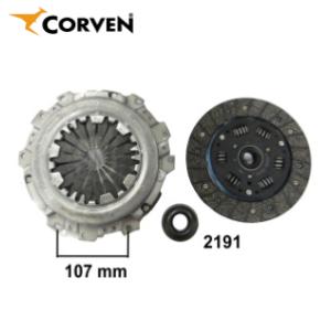 Kit Embrague - Renault: Clio - Express - 19 - Motor 1.9 D F8Q - Diametro 200mm. Estrias 26 - Corven