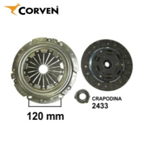 Kit Embrague - Renault: Clio - Duster - Logan - Sandero - Megane - Symbol - Corven