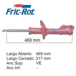 Amortiguador Delantero - Volkswagen: Golf - Polo - Fric Rot