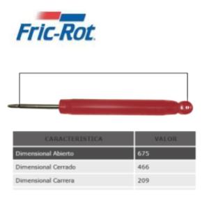 Amortiguador Trasero – Fiat: Uno – Palio – Fric Rot