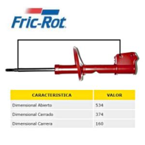 Amortiguador Delantero - Renault: Kangoo - Fric Rot