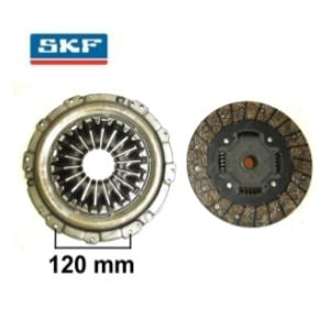 Kit Embrague - Renault: Megane II - Logan - Kangoo -  Sandero - Clio II - Motor 1.5 DCI K9K - Diametro 215mm. Estrias 26 - SKF