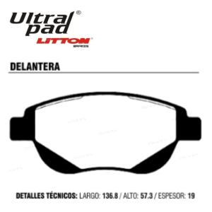 Pastillas Freno – Peugeot: 2008 – 307 – Citroen: C4 – C4 Picasso - Ultra
