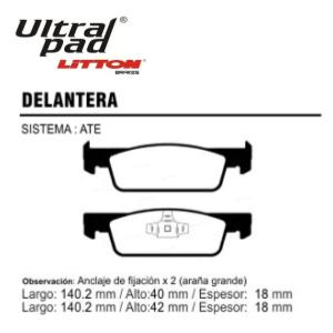 Pastillas Freno - Renault: Logan  II - Sandero - Ultra