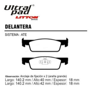 Pastillas Freno – Renault:  Logan  II – Sandero – Ultra