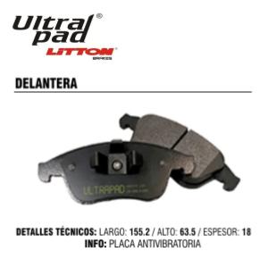 Pastillas Freno - Renault: Fluence - Megane III - Clio - Ultra