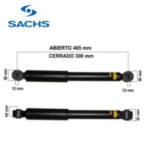 Amortiguador Trasero – Fiat: Qubo – Sachs