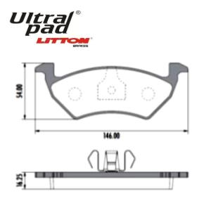 Pastillas Freno - Volkswagen: Up - Ultra