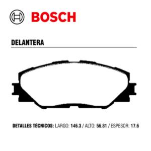 Pastillas Freno - Toyota: Corolla - Bosch