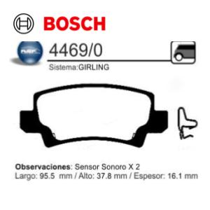 Pastillas Freno - Toyota: Corolla - Bosch