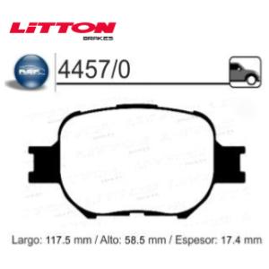 Pastillas Freno - Toyota: Corolla - Litton