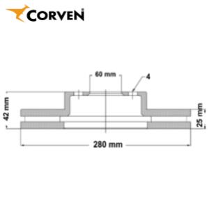 Juego Discos Frenos Delanteros - Chevrolet: Astra - Vectra - Corven