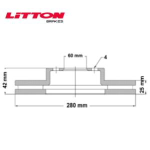 Juego Discos Frenos Delanteros - Chevrolet: Astra - Vectra - Litton