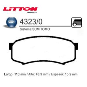 Pastillas Freno - Toyota: Hilux - Litton