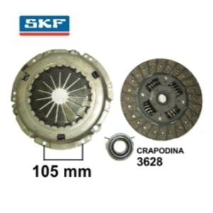 Kit Embrague - Toyota: Hilux - SKF - Motor 2.8D 8v 3L - 3.0 TDI - Diametro 236mm. Estrias 21